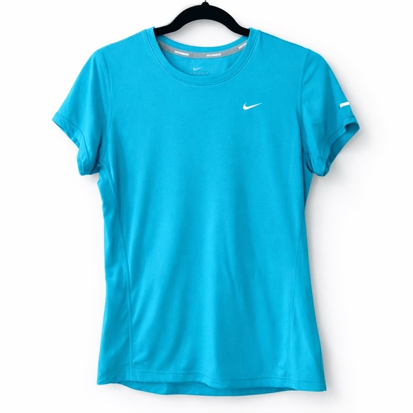 Nike Tops - Nike Dri-Fit Blue Running Tee | Women's Short Sleeve Workout Top | Size M
